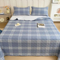 Summer Double 2 Seater Mattress Topper King Queen Size Bedspreads for Bed Single Home Comfortable Bed Cotton Sheets Sets 100%