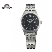 ORIENT 東方錶 PAIR系列 羅馬風情藍寶石 石英錶鋼帶黑色 FSZ3Z005B-28.0mm