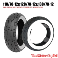 CST 110/70-12 120/70-12 130/70-12 Vintage vacuum tire with white edge label for pedal motorcycle s 125 Guangyang