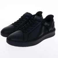 【SKECHERS】男鞋 休閒系列 瞬穿舒適科技COURT BREAK 寬楦款(183177WBBK)