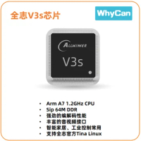All winner V3s chip single core A7@1.2GHz Applicable to HMI tachograph IPCAM, etc