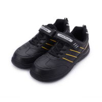 【GOODYEAR 固特異】特工S魔鬼氈鋼頭安全鞋 黑黃 男鞋 GAMX83940