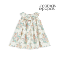 Mamas&amp;Papas 玫瑰花繪-無袖洋裝