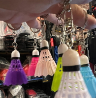 ~廣隆~羽毛球鑰匙圈 鑰匙扣 吊飾 羽球吊飾 紀念品 運動 羽毛球鑰匙扣 飾品 鑰匙掛件 生日禮物