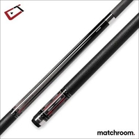 Cuetec Nineball Series Stick Billiard Carbon Low Deflection Cues - 12.5 mm Ink Black