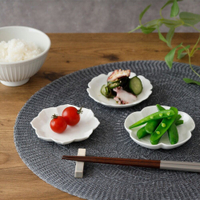日本製 Miyama深山 gaku豆皿 浮雕刻紋小碟 醬料碟 小菜碟 小盤 gaku 楽 日本進口 日本製 碟 醬油小碟