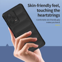 Skin-friendly Silicone Case For Redmi Note 12 5G Case Wireless Charge Phone Cover For Redmi Note12 Pro 12Pro Funda Redmi Note 12
