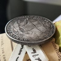 1785哈德遜河150周年紀念半美元銀幣 外國錢幣仿古硬幣50美分銀幣