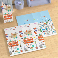 Foldable Baby Play Mat Xpe Puzzle Children's Mat Thickened Baby Room Crawling Pad Folding Mat Baby Carpet Splicing Climbing Mats