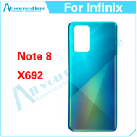 10PCS For Infinix Note 8 X692 Note8 Rear Case Battery Back Cover Door Housing Repair Parts Replacement