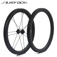 SILVEROCK Carbon 16inch 1 3/8 Wheelset 3/6 Speed for Brompton 3sixty Folding Bike Wheels 349