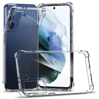Shockproof Clear Case For Samsung Galaxy S24 S23 S22 Plus S21 Ultra S20 Fe Protective Case For Samsung S10 S9 S8 Plus Cover