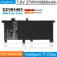 KingSener 37WH C21N1401 Laptop Battery For ASUS X455L X455LA X455LD X455LF X455LN X454W X454LD F455L F455LD R455LD Y483L Y483LD