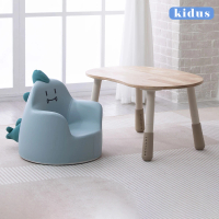 【kidus】實木80公分兒童遊戲桌椅組花生桌一桌一椅HS3080+SF00X(兒童桌椅 學習桌椅 繪畫桌椅)