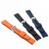 Rubber strap men's watch accessories 20mm for Omega hippocampus 300 universe ocean AT150 observatory waterproof silicone strap