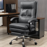 Arm Home Ergonomic Office Chair Computer Reclining Living Room Comfy Executive Office Chair Boss Bedroom Silla Office Furniture