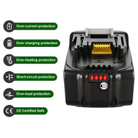 Suitable For Makita DTD171 Machine Screwdriver Rechargeable Electric Drill Screwdriver With Makita 5000mAh 18V Battery Charger.