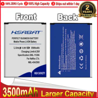 HSABAT 0 Cycle 3500mAh NBL-43A2500 Battery for TP-Link Neffos C7S TP7051A TP7051C High Quality Replacement Accumulator