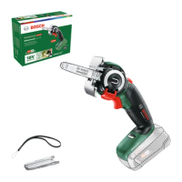 Bosch Cordless Mini Chain Saw 18V Battery Advanced Cut Tools Brushless Motor Powerful Electric Saw
