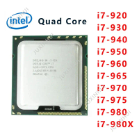 โปรเซสเซอร์เดสก์ท็อปคอร์สี่แกน (Quad Core) รุ่น i7-930, i7-940, i7-920, i7-960, i7-965, i7-970, i7-9