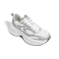 รองเท้าผ้าใบ รองเท้าไลฟ์สไตล์ผู้หญิง รุ่น BJW1150 สีขาว-เทา