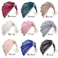 Turban Instan Anak Tile Glitter