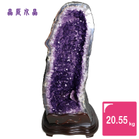 【晶辰水晶】5A級招財天然巴西紫晶洞 20.55kg(FA339)