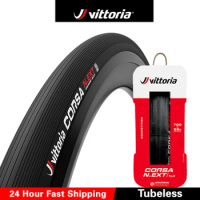 Vittoria Corsa N.EXT TLR 700x26/28mm Folding Tyre G2.0 NEXT TLR Road Tubeless Ready Tire 700C Black Folding Training Road Tire