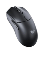 Black - SC580X เมาส์เกมมิ่งไร้สาย 3IN1 Wireless Gaming Mouse PAW3325 สูงสุด 10,000 DPI - รับประกันศู