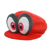 Original Super Mario Odyssey Cappy Hats Bros Luigi Waluigi Wario Caps Kids Party Accessories Toys Soft Cosplay toy