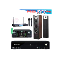 【金嗓】CPX-900 K2R+DB-7AN+TR-5600+SK-600V(4TB點歌機+擴大機+無線麥克風+喇叭)