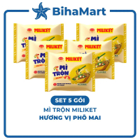 [SET 5 GÓI] - COLUSA - Mì trộn Miliket hương vị Phô mai, Mì trộn Phô mai Miliket, Mì Miliket trộn Ph