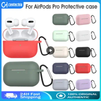 Silicone Cover Case For Apple Airpods Pro Case Hook Bluetooth Case For Airpod Pro For Air Pods Pro Earphone Accessories Skin