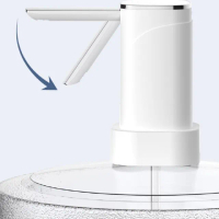 【CGW】抽水器 桶裝水液顯款折疊電動取水器(2合1桌桶兩用 液晶顯示取水器)