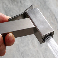 stainless steel Handheld Toilet Bathroom brushed nickel Bidet Shower Head Spray Sprayer Bidet Head BD745