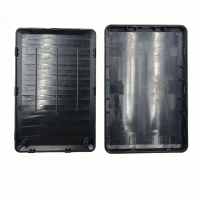 Hộp ngoài ổ cứng HDD 2.5 inch bằng nhựa màu đen, kích thước 120 mm (dài) × 80 mm (rộng) × 14 mm (sâu
