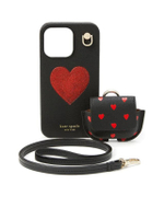 เคสไอโฟน Other Heart Lanyard 13 Pro รุ่น K5726 สีBlack Multi