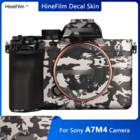 A7M4 Camera Sticker A7IV Vinyl Decal Skins Wrap Cover for Sony ILCE-7M4 / Alpha 7 IV Camera Premium Sticker