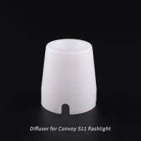 plastic white diffuser for Convoy S11 S21F flashlight