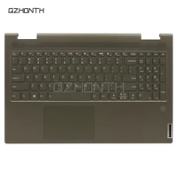 New For Lenovo Yoga 7-15ITL5 Palmrest with Backlit Keyboard 15.6" (Moss Green Color) 5CB1A22456