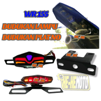 Stoplamp WR 155 CRF 150 KLX DTRACKER Plus Dudukan Plat No Lampu Belakang WR 155 STOPLAMP 3 IN 1