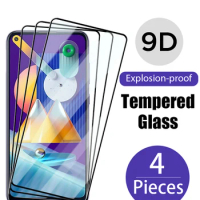 9D 4Pcs Tempered Glass For Xiaomi Mi 13 10T 11T 12T Pro Screen Protector For Xiaomi Mi 11 12 Lite Full Cover Glass