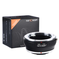 K&amp;F Concept MD to FX Adapter Minolta MD to Fuji X Fujifilm X-Pro3 X-Pro2 X-T5 X-T4 X-T3 X-E4 XT100 XH2S XS10 XS20 X100V X-T30II
