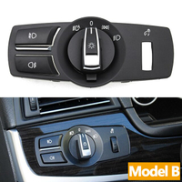 แผงปิดปุ่มไฟตัดหมอกสวิตช์หมุนไฟหน้ารถยนต์ JK สำหรับ BMW ซีรีส์ 5 5GT 6S 7S X3 X4 F10 F11 F07 F06 F01
