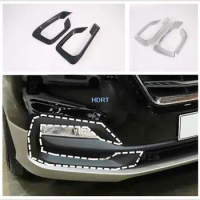 Car Front Head Fog Light Lamp Frame Cover Trim Eyebrow For Hyundai Grand Starex TQ Staria H-1 H1 H-200 i800 2018 2019 2020 2021