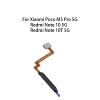 Home Button Fingerprint Sensor Flex Cable For Xiaomi Poco M3 Pro 5G / Redmi Note 10 5G / Redmi Note 10T 5G