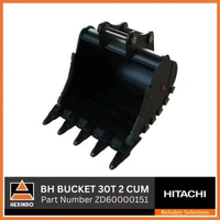 HITACHI BH Bucket ZX350H-5G-Cap. 2.0 CUM - ZD60000151