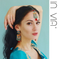 印度首飾女民族波西米亞風耳飾品流蘇耳環耳墜女氣質長款新娘夸張