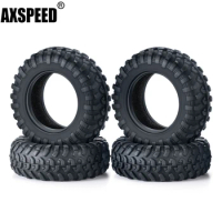AXSPEED 4PCS Soft Rubber Wheel Tires 42x15mm Tyres for 1/18 Kyosho MINI-Z 4x4 Jimny RC Crawler Car Upgrade Parts