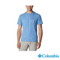 Columbia哥倫比亞 男款- Tech Trail 防曬UPF50快排短袖上衣-藍色  UAE55450BL/IS